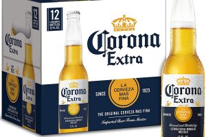 Warehouse: inbound process purchasing two pallets of bottles Corona Extra beer